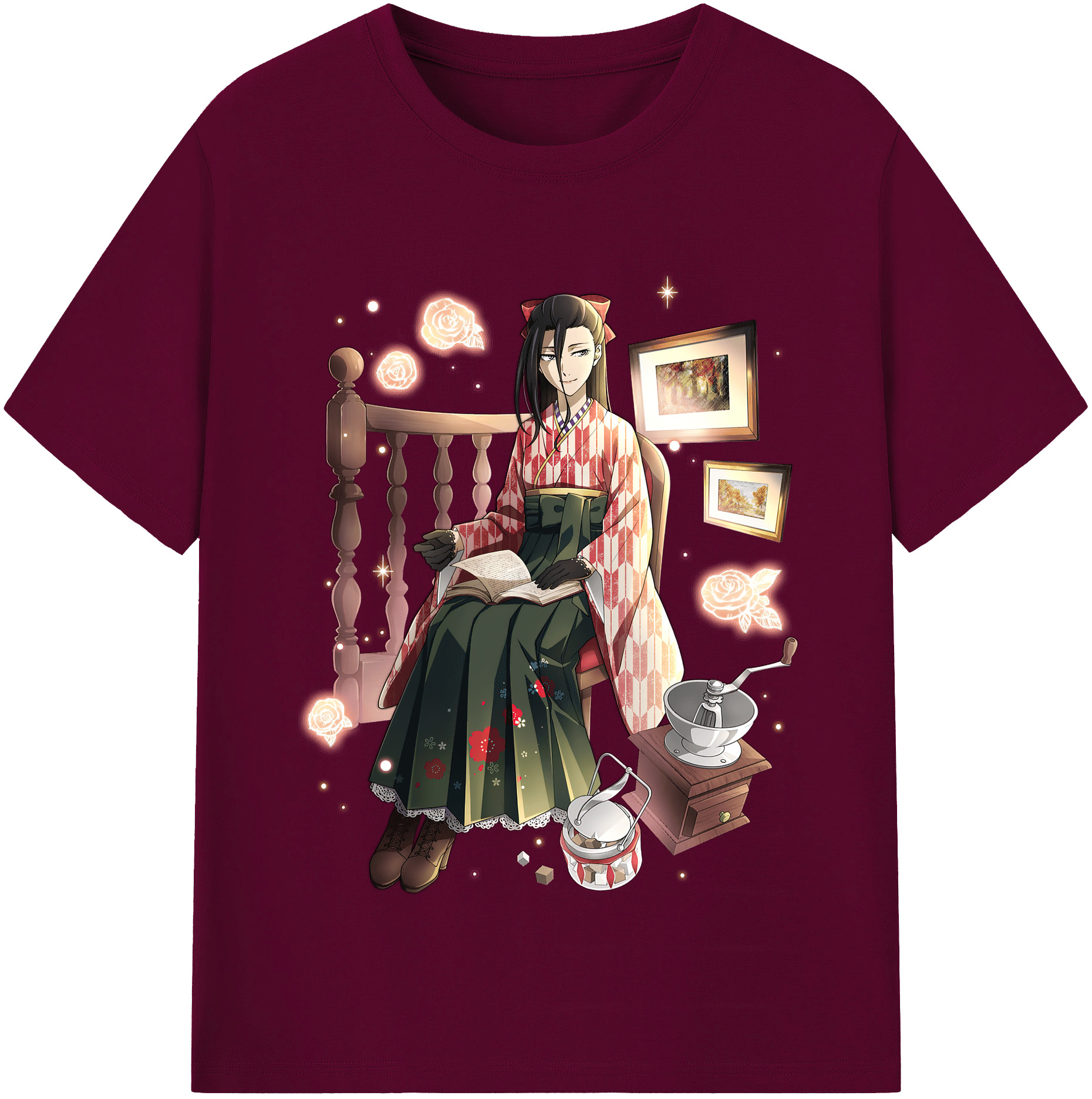 （画像用） 文豪ストレイドッグス Bungo Stray Dogs レディースカジュアルプリントTシャツ（綿100％）